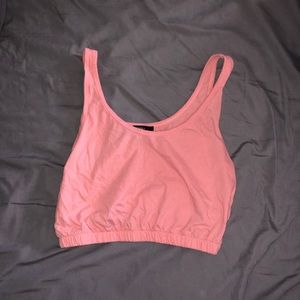 Pink crop top